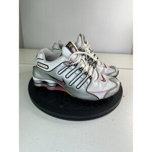 Nike Shox NZ SL Women's Running Shoes US Sz 6 White Silver Pink